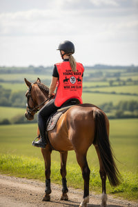 Slow Down Young Rider 10 MPH Hi-Vis Tabard