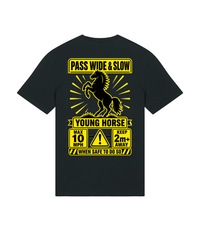 Pass Wide & Slow Young Horse Safety T-Shirt