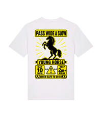 Pass Wide & Slow Young Horse Safety T-Shirt