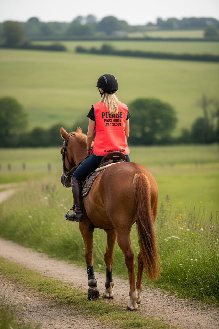 Please Pass Wide And Slow Hi-Vis Tabard