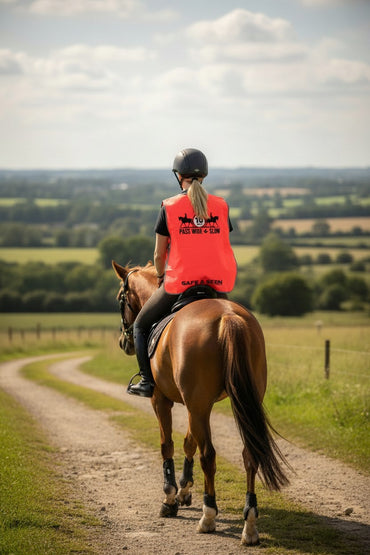 Pass Wide & Slow 10 MPH Hi-Vis Tabard